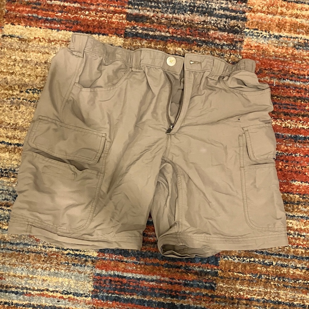 Men's Tan Cargo Shorts
